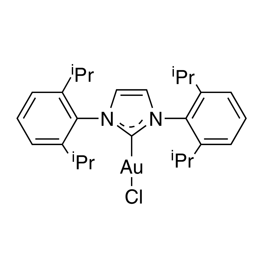1,3-Bis(2,6-di-isopropylphenyl)imidazol-2-ylidenegold(I) chloride, 95%