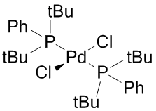 Dichlorobis(di-t-butylphenylphosphino)palladium(II), 99%