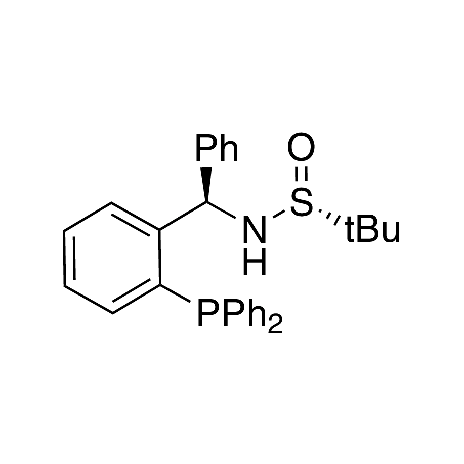 [S(R)]-N-[(R)-[2-(Diphenylphosphino)phenyl]phenylmethyl]-2-methyl-2-propanesulfinamide, 95%