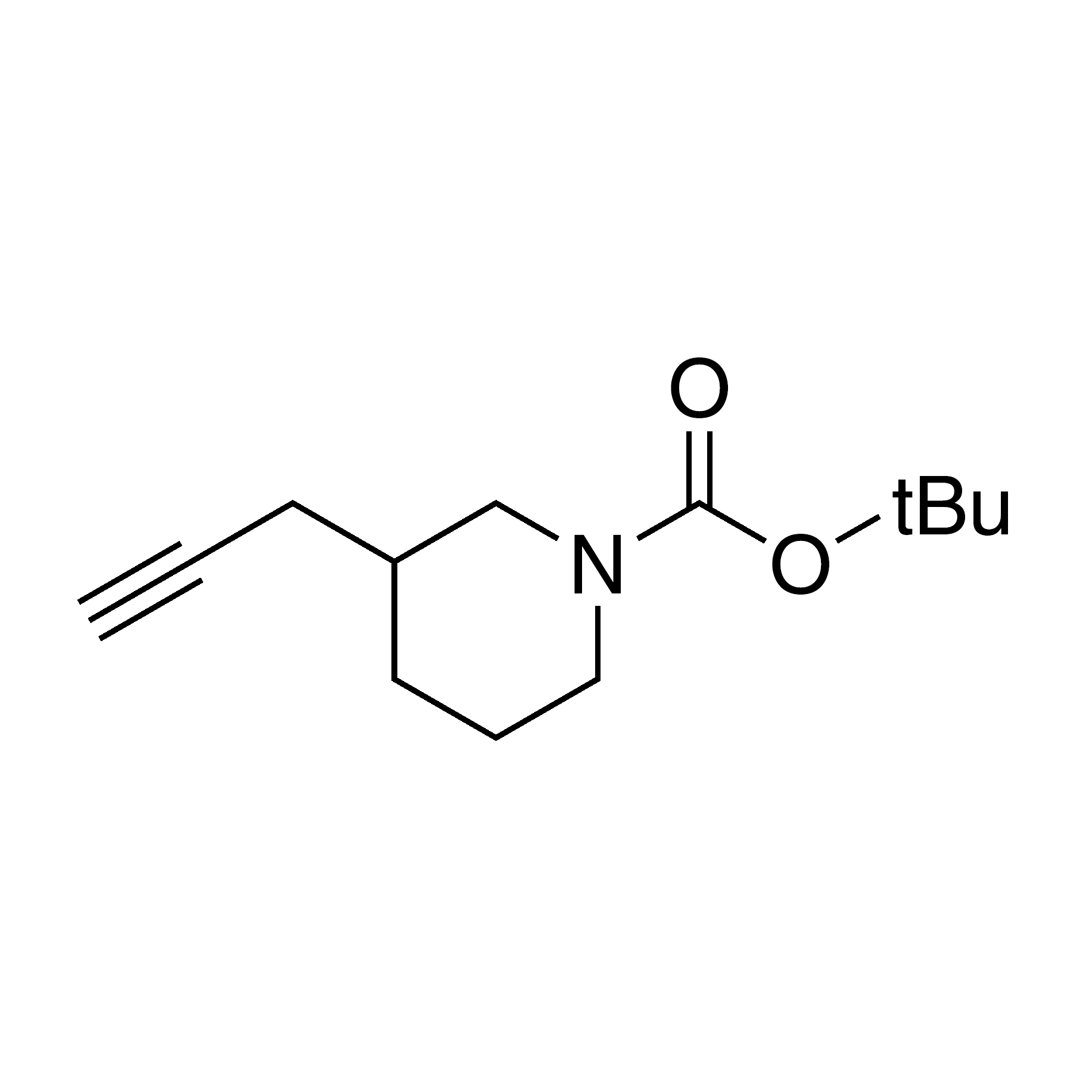 tert-Butyl 3-(prop-2-yn-1-yl)piperidine-1-carboxylate, 95%