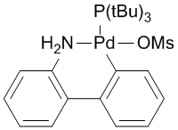 Methanesulfonato(tri-t-butylphosphino)(2'-amino-1,1'-biphenyl-2-yl)palladium(II), 98% [P(t-Bu)3 Palladacycle Gen. 3]