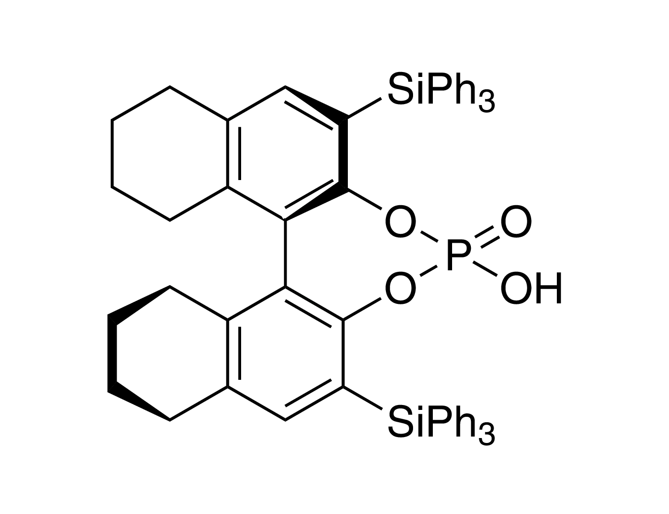 (11bR)-8,9,10,11,12,13,14,15-Octahydro-4-hydroxy-2,6-bis(triphenylsilyl)-4-oxide-dinaphtho[2,1-d:1',2'-f][1,3,2]dioxaphosphepin, 98%, (99% ee)