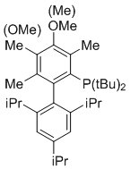 2-Di-t-butylphosphino-4-methoxy-3,5,6-trimethyl-2',4',6'-tri-i-propyl)-1,1'-biphenyl, min. 98% [~1:1 mixture with regioisomer, 2-Di-t-butylphosphino-5-methoxy-3,4,6-trimethyl-2',4',6'-tri-i-propylbiphenyl]