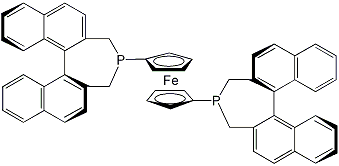 1,1'-Bis{(S)-4,5-dihydro-3H-binaphtho[1,2-c:2',1'-e]phosphino}ferrocene, min. 98%  (S,S)-f-Binaphane