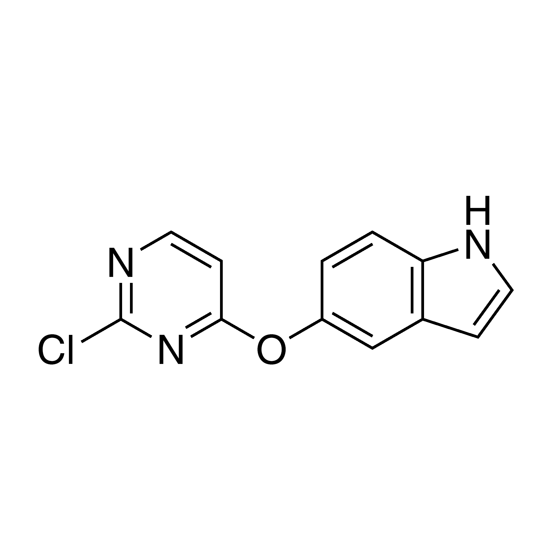 5-(2-Chloropyrimidin-4-yloxy)-1H-indole, 95%