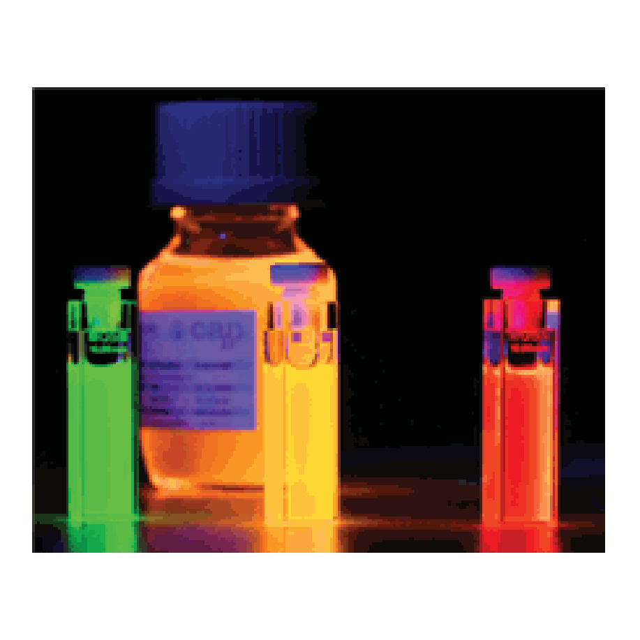 Cadmium selenide/cadmium sulfide StremDots™ quantum rod (CdSe/CdS elongated core/shell), 5 mg/ml in hexanes, 560nm peak emission
