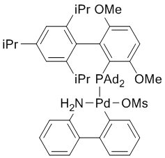 Methanesulfonato[2-(di-1-adamantylphosphino)-3,6-dimethoxy-2',4',6'-tri-i-propyl-1,1'-biphenyl](2'-amino-1,1'-biphenyl-2-yl)palladium(II), min. 98% [AdBrettPhos Palladacycle Gen. 3]