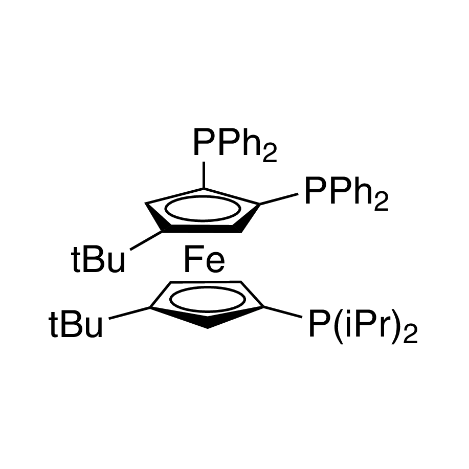 1',4-Bis(t-butyl)-1,2-bis(diphenylphosphino)-3'-(di-i-propylphosphino)ferrocene, 98% HiersoPHOS-1