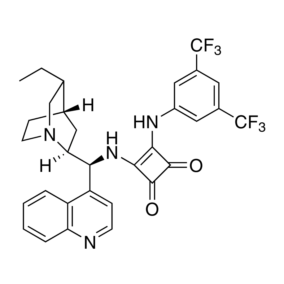 3-[[3,5-Bis(trifluoromethyl)phenyl]amino]-4-[[(8α,9S)-10,11-dihydrocinchonan-9-yl]amino]-3-cyclobutene-1,2-dione, min. 95%