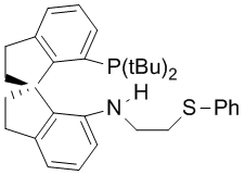 (R)-(+)-7-[N-(2-Phenylthio)ethylamino]-7'-[bis(3,5-di-t-butylphenyl)phosphino]-2,2',3,3'-tetrahydro-1,1'-spirobindane, 97+% (>99% ee) [(R)-DTB-SpiroSAP-Ph]