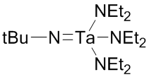 (t-Butylimido)tris(diethyl­amino)tantalum(V), min. 98% (99.99%-Ta) PURATREM TBTDET
