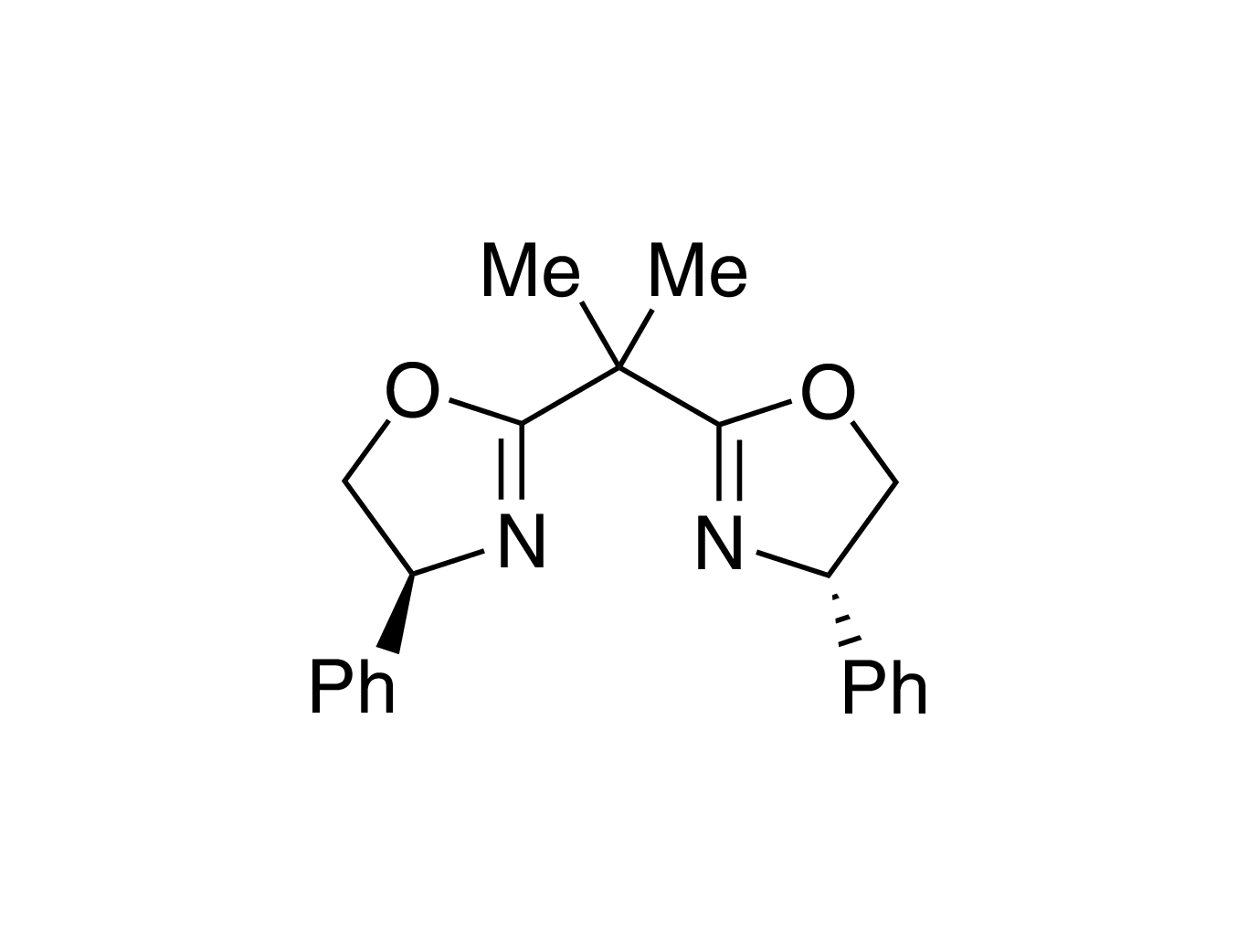 (-)-2,2-Bis[(4S)-4-phenyl-2-oxazolin-2-yl]propane, 98%