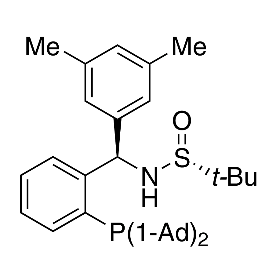 [S(R)]-N-[(R)-(3,5-Dimethylphenyl)[2-(diadamantanphosphino)phenyl]methyl]-2-methyl-2-propanesulfinamide, 95%