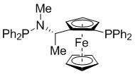 (S)-1-[(R)-2-Diphenylphosphinoferrocenyl](N-methyl)(N-diphenylphosphino)ethylamine (S)-Me-Bophoz