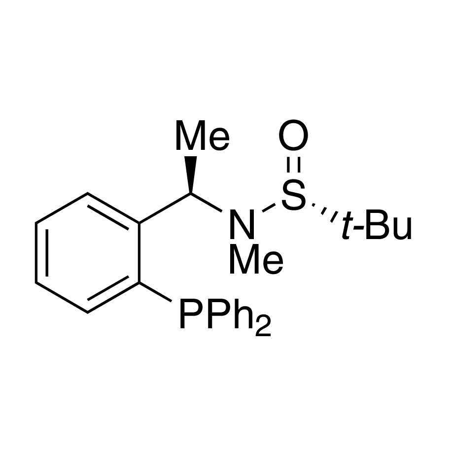 [S(R)]-N-[(1R)-1-[2-(Diphenylphosphino)phenyl]ethyl]-N,2-dimethyl-2-propanesulfinamide, 95%