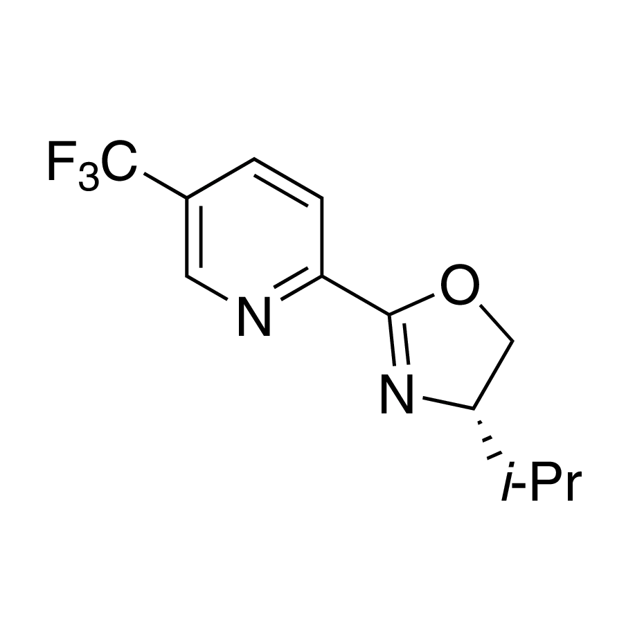 2-[(4S)-4-Isopropyl-4,5-dihydro-2-oxazolyl]-5-(trifluoromethyl)pyridine, 98%, (99% ee)