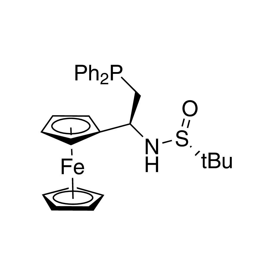 [S(R)]-N-[(1S)-1-Ferrocenylethyl-2-(diphenylphosphino)ethyl]-2-methyl-2-propanesulfinamide, 95%
