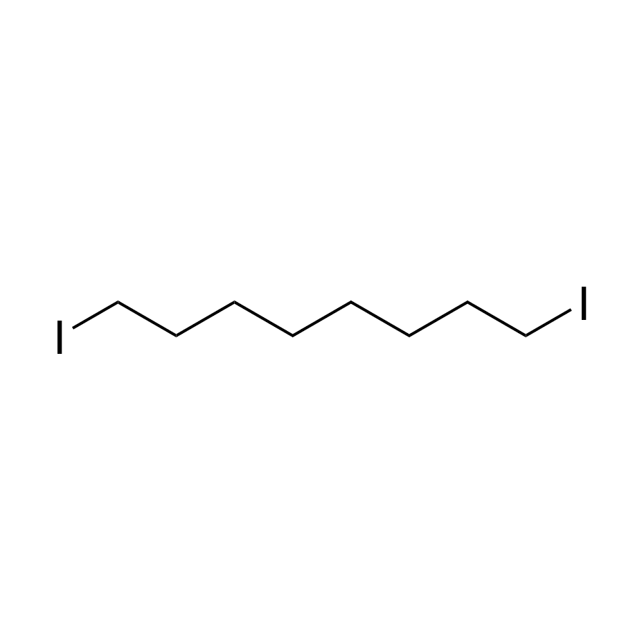 1,8-Diiodooctane, stabilised with copper wire, min. 98%