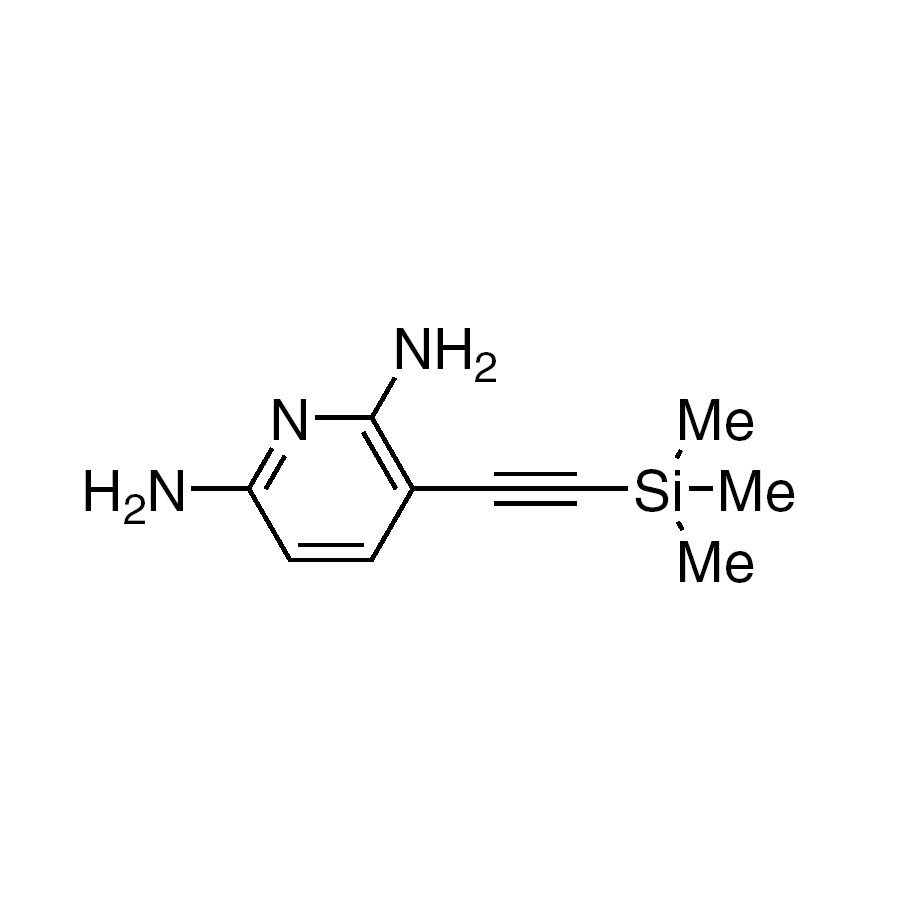 3-Trimethylsilanylethynyl-pyridine-2,6-diamine, 95%