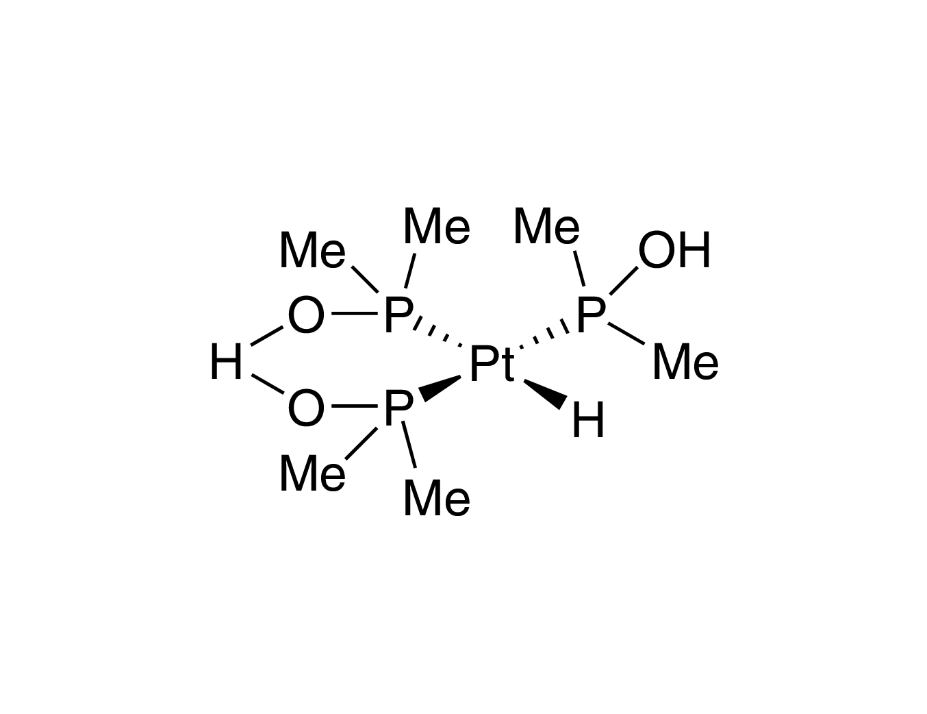 Hydrido(dimethylphosphinous acid-kP)[hydrogen bis(dimethylphosphinito-kP)]platinum(II) Ghaffar-Parkins catalyst