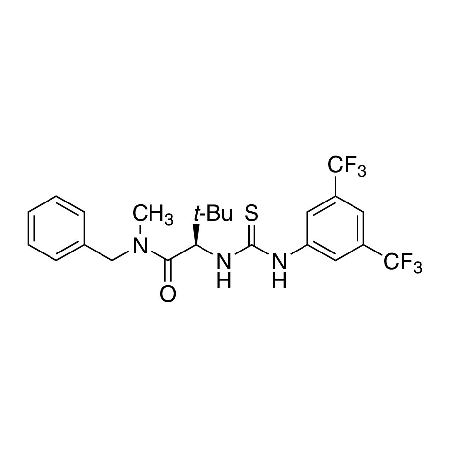 (R)-2-[[3,5-Bis(trifluoromethyl)phenyl]thioureido]-N-benzyl-N,3,3-trimethylbutanamide, 98%, (99% ee)