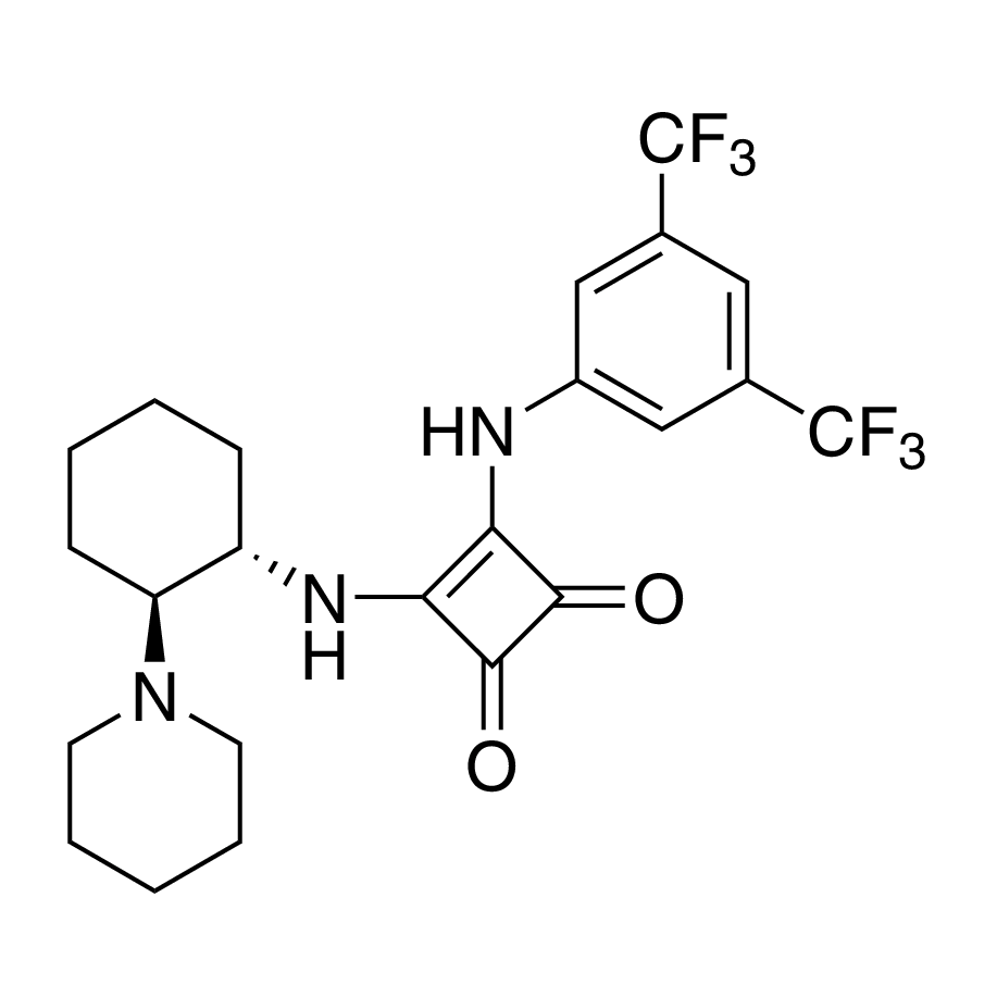 3-[[3,5-Bis(trifluoromethyl)phenyl]amino]-4-[[(1S,2S)-2-(1-piperidinyl)cyclohexyl]amino]-3-cyclobutene-1,2-dione, 95%, (99% ee)