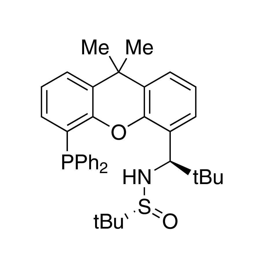 [S(R)]-N-[(1R)-1-[5-(Diphenylphosphino)-9,9-dimethyl-9H-xanthen-4-yl]-2,2-dimethylpropyl]-2-methyl-2-propanesulfinamide, 95%