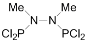 1,2-Bis(dichlorophosphino)-1,2-dimethylhydrazine, min. 98%