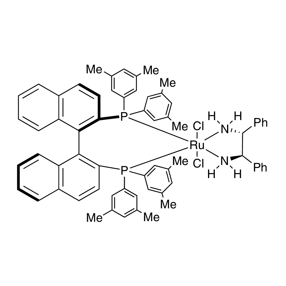 Dichloro{(R)-(+)-2,2'-bis[di(3,5-xylyl)phosphino]-1,1'-binaphthyl}[(1R,2R)-(+)-1,2-diphenylethylenediamine]ruthenium(II) RuCl₂[(R)-xylbinap][(R,R)-dpen]