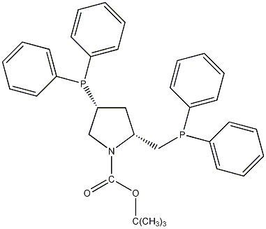 (2R,4R)-(+)-2-(Diphenylphosphinomethyl)-4-(diphenylphosphino)-N-(t-butoxycarbonyl)pyrrolidine, min. 97% (R,R-BPPM)