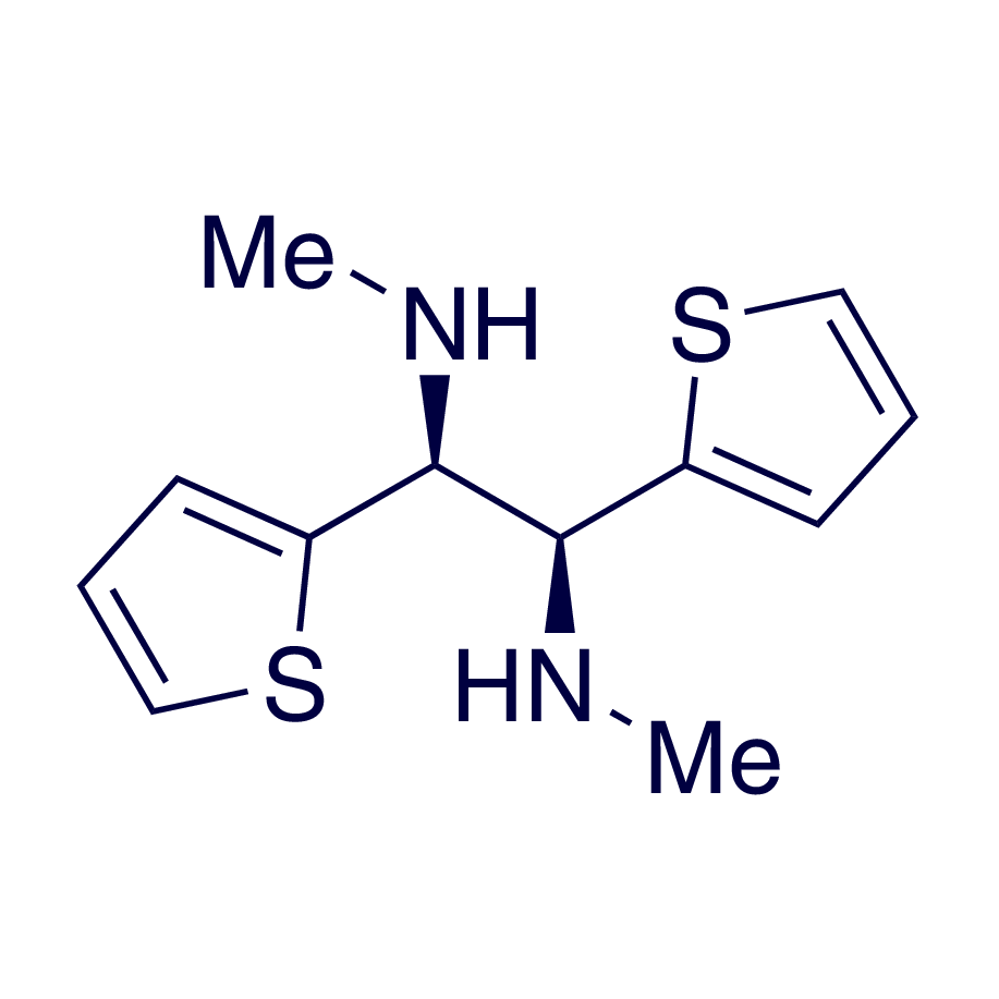 (1S,2S)-N1,N2-dimethyl-1,2-di(thiophen-2-yl)ethane-1,2-diamine, min. 97% (>99% ee)