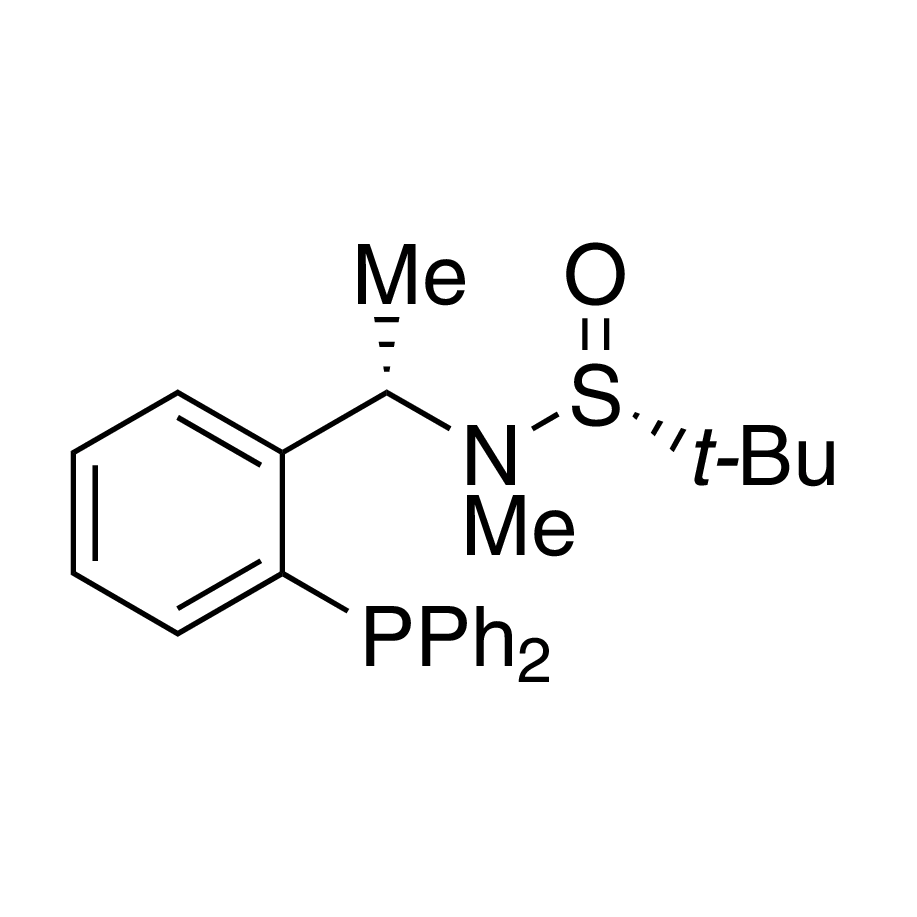 [S(R)]-N-[(1S)-1-[2-(Diphenylphosphino)phenyl]ethyl]-N,2-dimethyl-2-propanesulfinamide, 95%