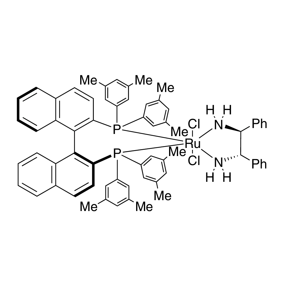 Dichloro{(S)-(-)-2,2'-bis[di(3,5-xylyl)phosphino]-1,1'-binaphthyl}[(1S,2S)-(-)-1,2-diphenylethylenediamine]ruthenium(II) RuCl₂[(S)-xylbinap][(S,S)-dpen]