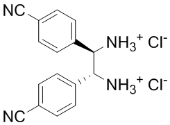 (1R,2R)-(+)-1,2-Bis(4-cyano­phenyl)ethylenediamine dihydrochloride, min. 98%