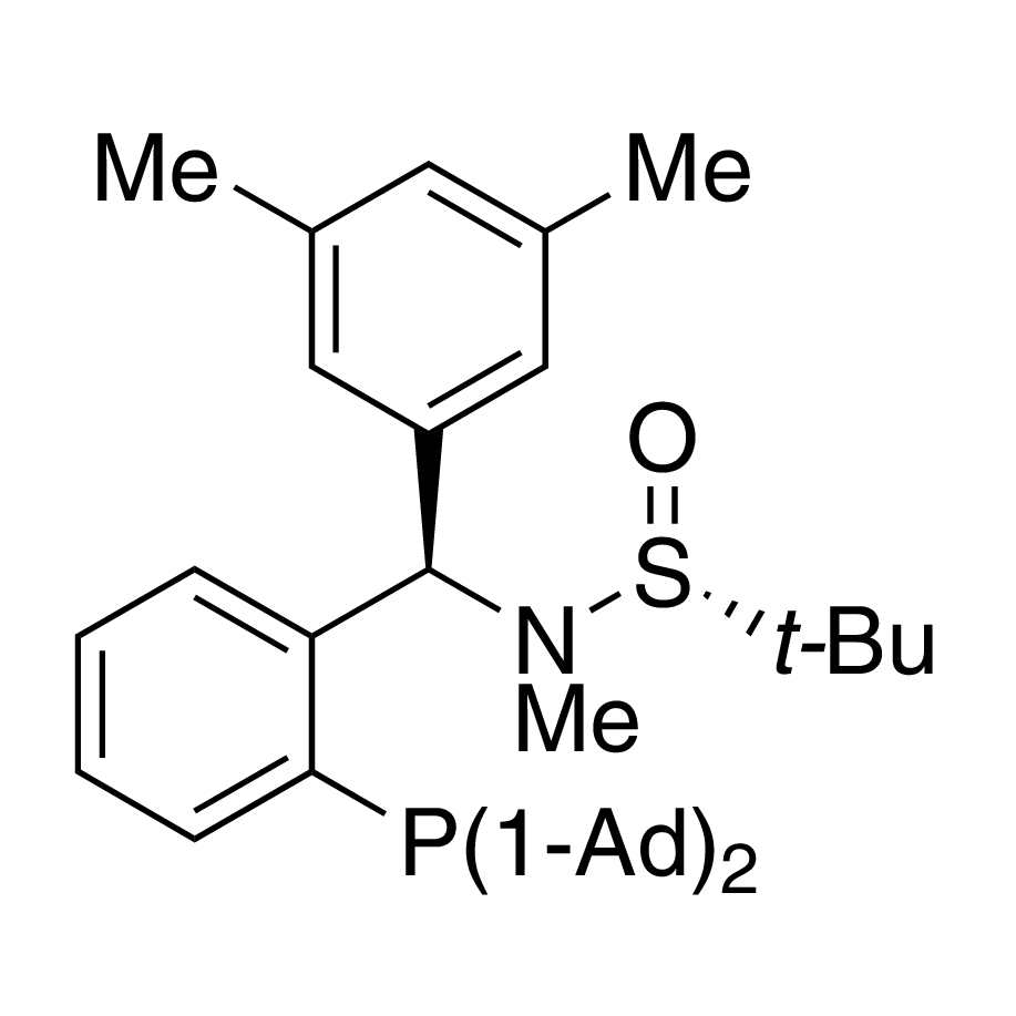 [S(R)]-N-[(R)-(3,5-Dimethylphenyl)[2-(diadamantanphosphino)phenyl]methyl]-N,2-dimethyl-2-propanesulfinamide, 95%
