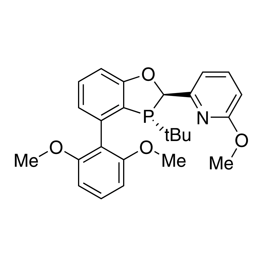 2-((2R,3R)-3-(tert-Butyl)-4-(2,6-dimethoxyphenyl)-2,3-dihydrobenzo[d][1,3]oxaphosphol-2-yl)-6-methoxypyridine, 97% (>99% ee)