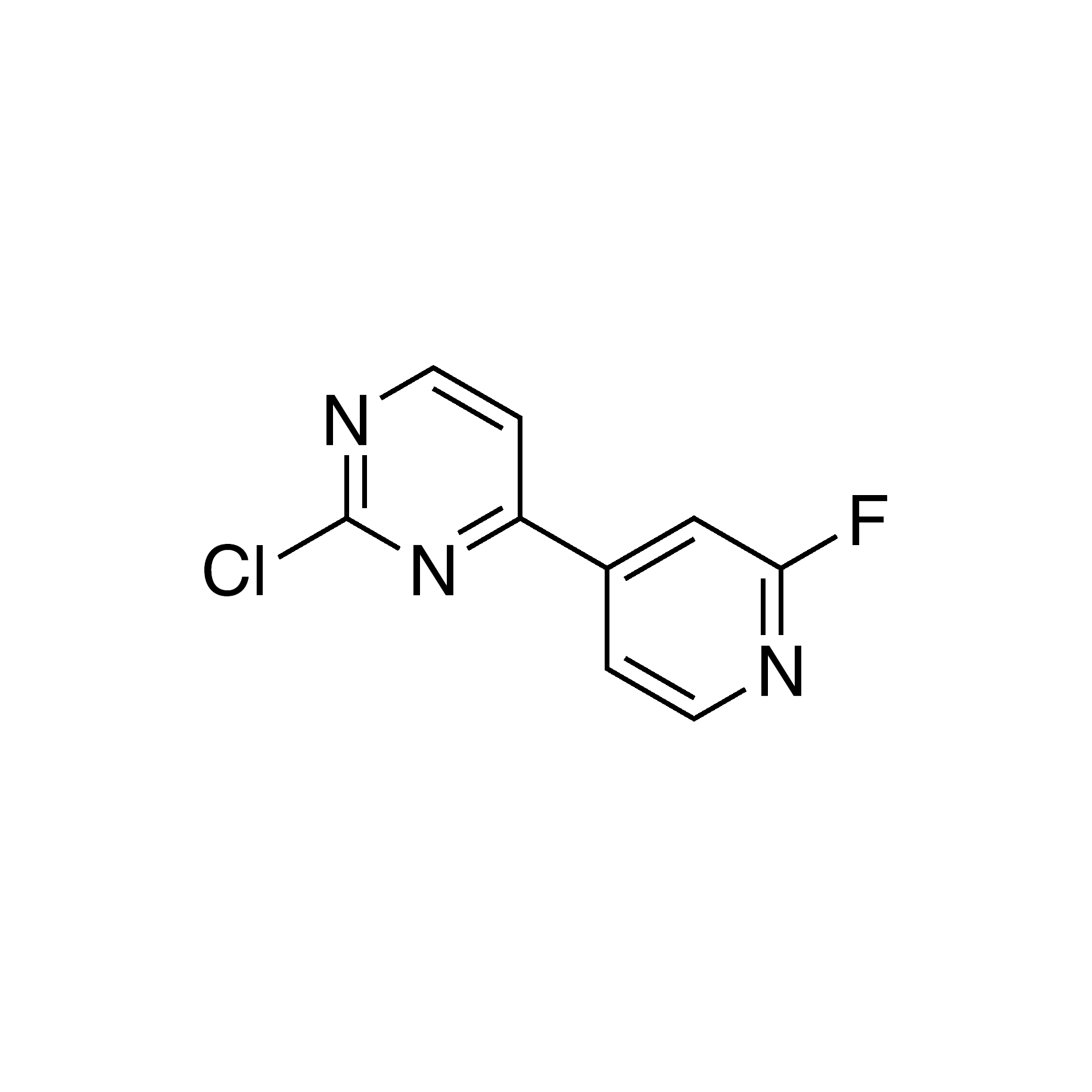 2-Chloro-4-(2-fluoro-pyridin-4-yl)-pyrimidine, 95%