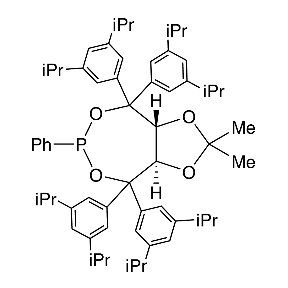 (3aR,8aR)-(-)-4,4,8,8-Tetrakis(3,5-di-i-propylphenyl)tetrahydro-2,2-dimethyl-6-phenyl-1,3-dioxolo[4,5-e]dioxaphosphepin