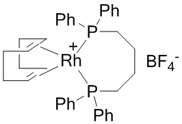 1,4-Bis(diphenylphosphino)butane(1,5-cyclooctadiene)rhodium(I) tetrafluoroborate, dichloromethane adduct, min. 98%