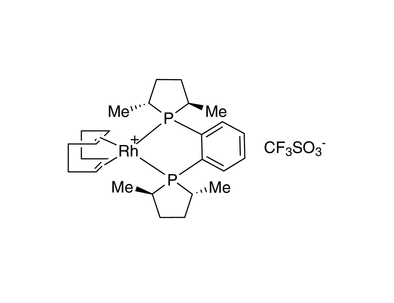 (-)-1,2-Bis((2R,5R)-2,5-dimethylphospholano)benzene(1,5-cyclooctadiene)rhodium(I)trifluoromethanesulfonate, 98+% (R,R)-Me-DUPHOS-Rh