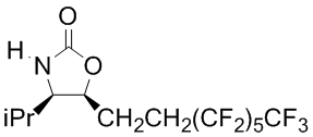 (4R,5S)-(+)-4-i-Propyl-5-(3,3,4,4,5,5,6,6,7,7,8,8,8-tridecafluorooctyl)-2-oxazolidinone, 99%