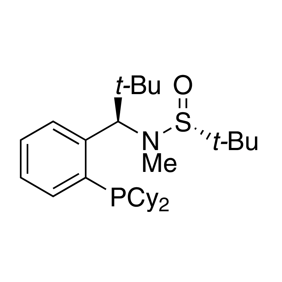 [S(R)]-N-[(1R)-1-[2-(Dicyclohexylphosphino)phenyl]-2,2-dimethylpropyl]-N,2-dimethyl-2-propanesulfinamide, 95%