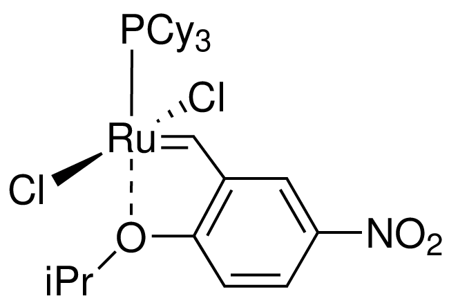 Tricyclohexylphosphine(2-i-propoxy-5-nitrobenzylidene)dichlororuthenium(II) Nitro-Grela 1 gen.