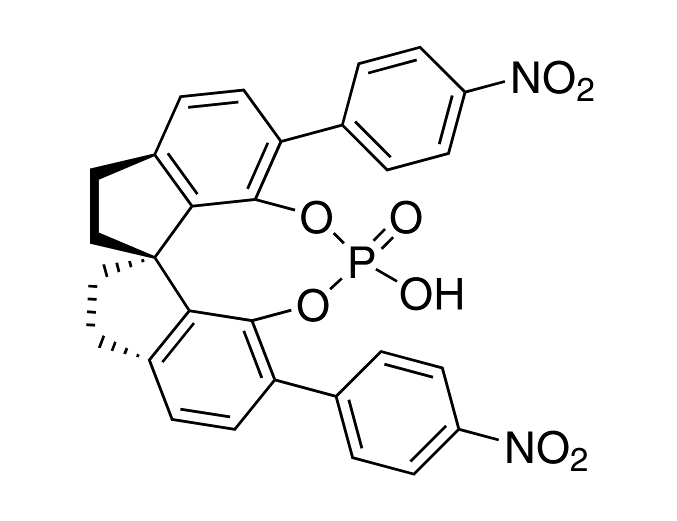 (11aR)-3,7-Bis(4-nitrophenyl)-10,11,12,13-tetrahydro-5-hydroxy-5-oxide-diindeno[7,1-de:1',7'-fg][1,3,2]dioxaphosphocin, 95% (99% ee)