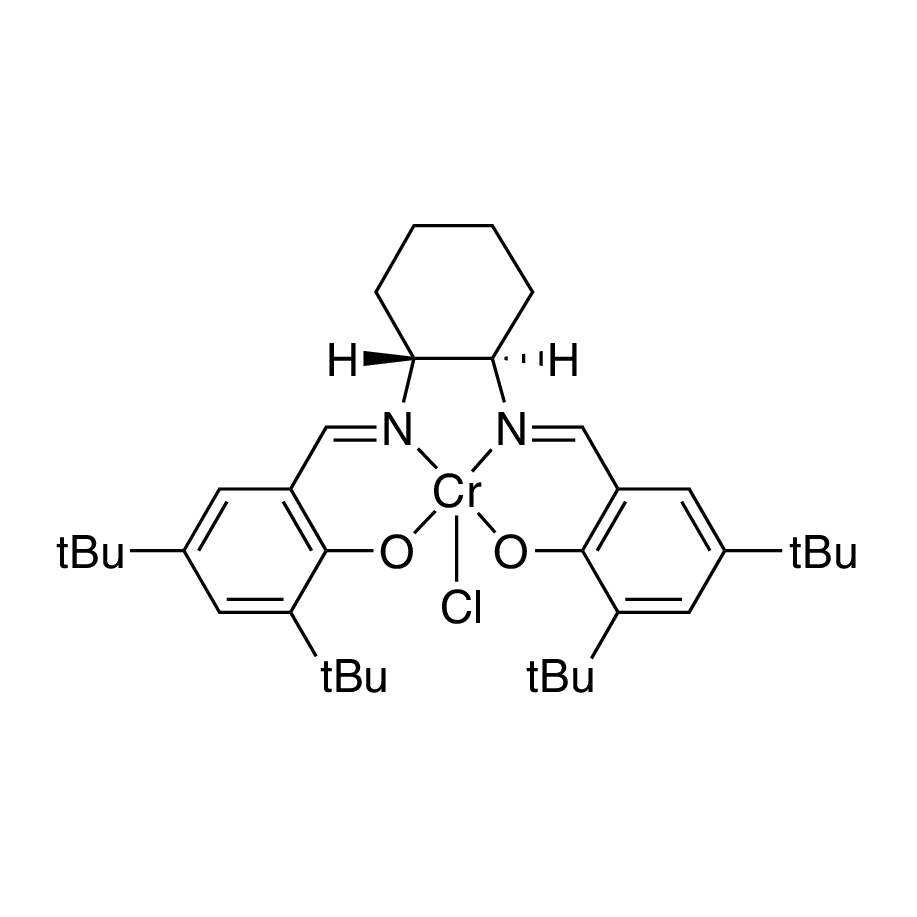 (1R,2R)-(-)-[1,2-Cyclo­hexanediamino-­N,N'-bis(3,5-di-t-butylsalicylidene)]chromium(III) chloride