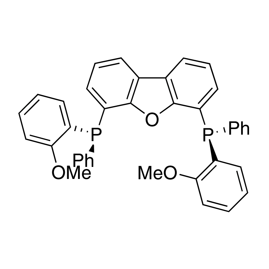 (-)-4,6-Bis((S)-(2-methoxyphenyl)(phenyl)phosphinyl)dibenzo[b,d]furan, min. 97%