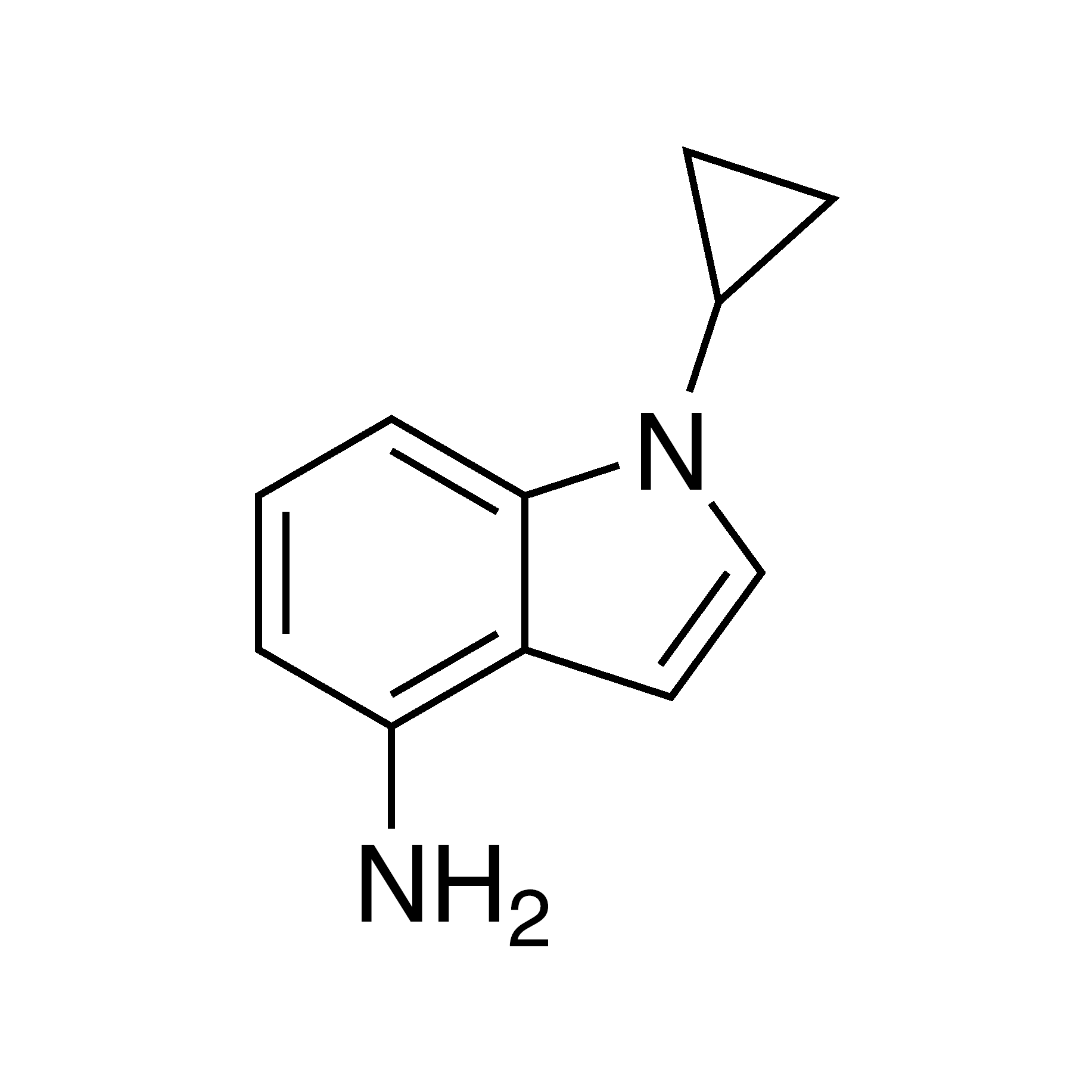 1-Cyclopropyl-1H-indol-4-ylamine, 95%