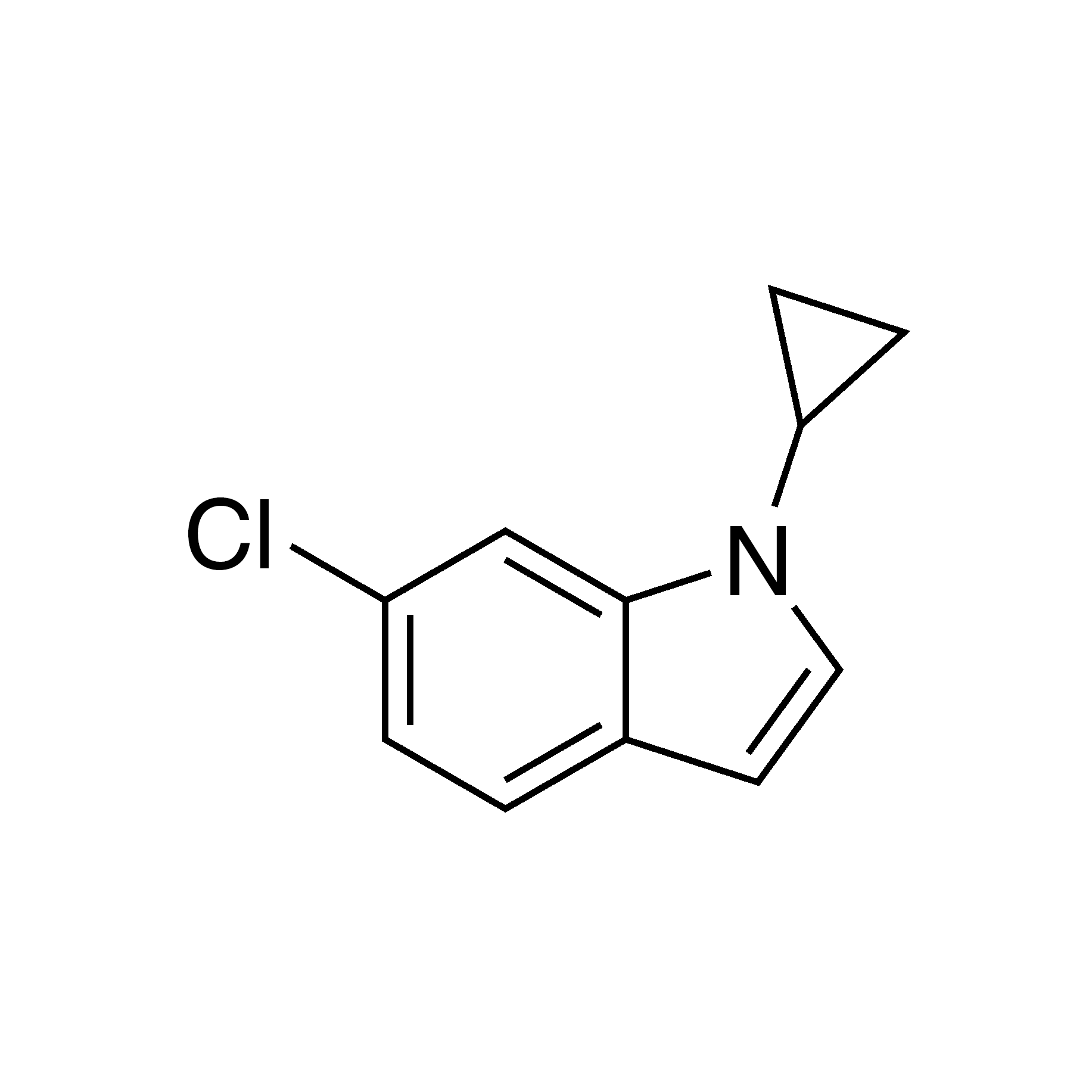 6-Chloro-1-cyclopropyl-1H-indole, 95%