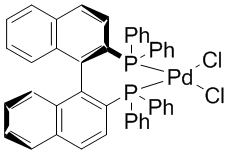 Dichloro[(R)-(+)-2,2'-bis(diphenylphosphino)-1,1'-binaphthyl]palladium(II), min. 98%