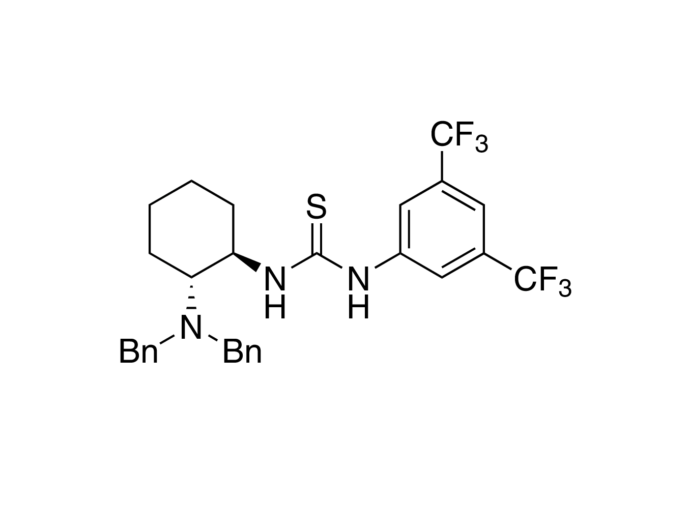 N-[(1R,2R)-2-[Bis(phenylmethyl)amino]cyclohexyl]-N'-[3,5-bis(trifluoromethyl)phenyl]thiourea, 98%, (99% ee)